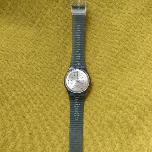 ✴SOLD✴ 90s Vintage SWATCH Waterproof H2O Watch - Picture 3 of 4